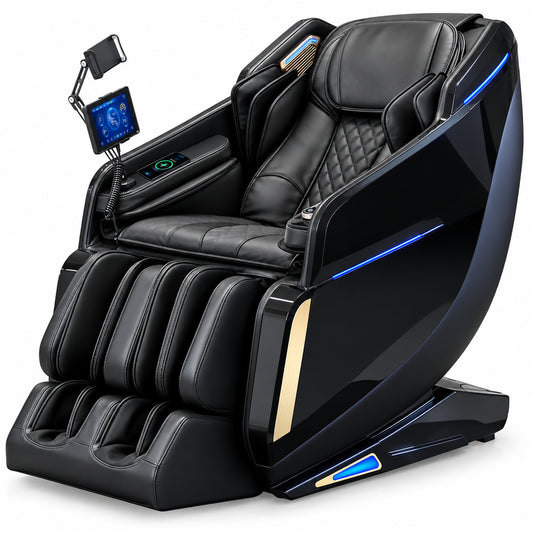 Massage Chair 4D Full Body Extended Sl-Track Zero Gravity Shiatsu Recliner
