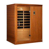 Madrid Elite 3 Person Low EMF Infrared Lighting Home Sauna